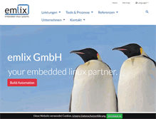 Tablet Screenshot of emlix.com